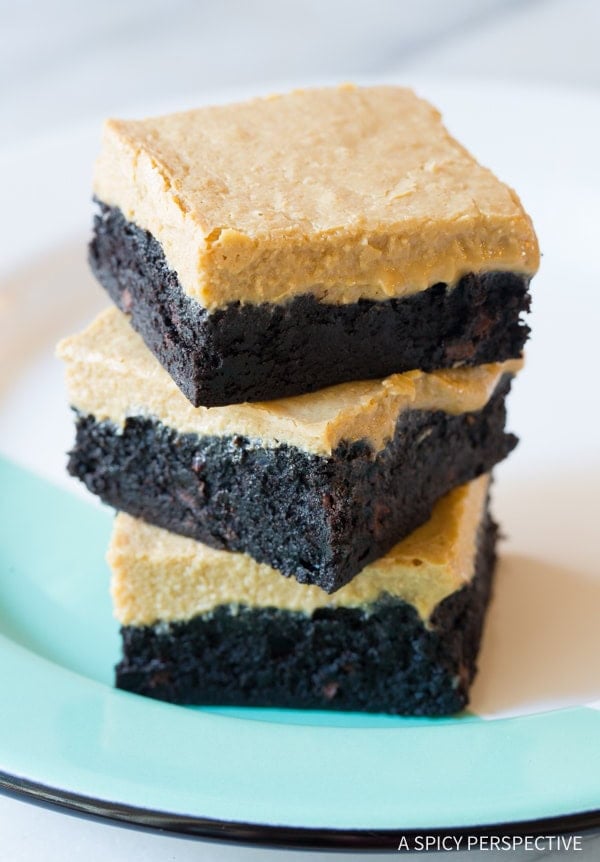 Baileys Irish Cream Coffee Bars stacked on plate