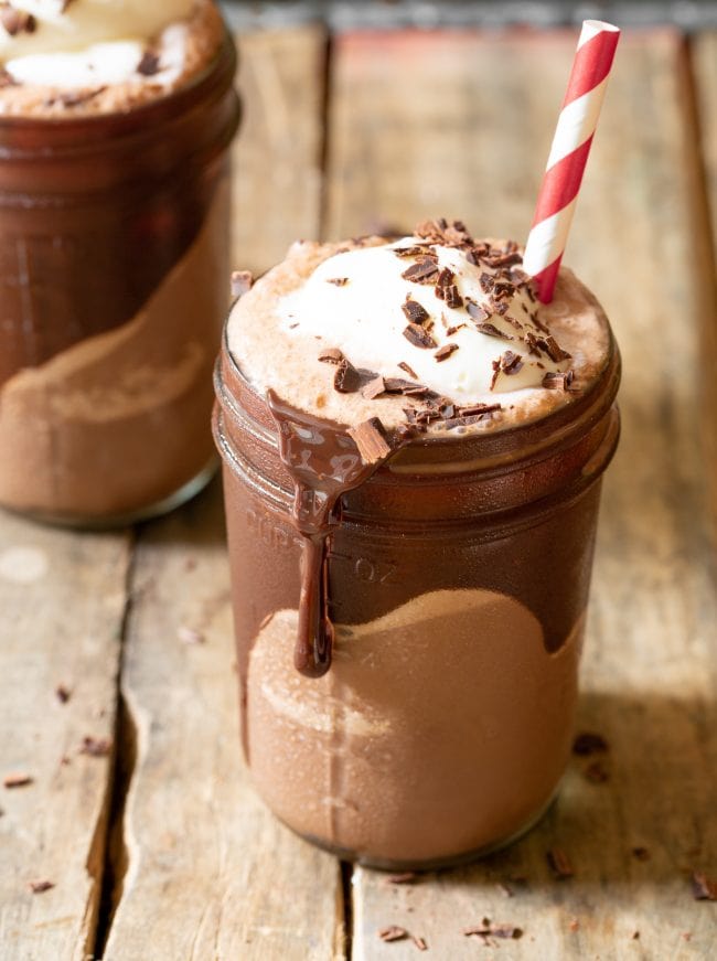 frozen hot chocolate