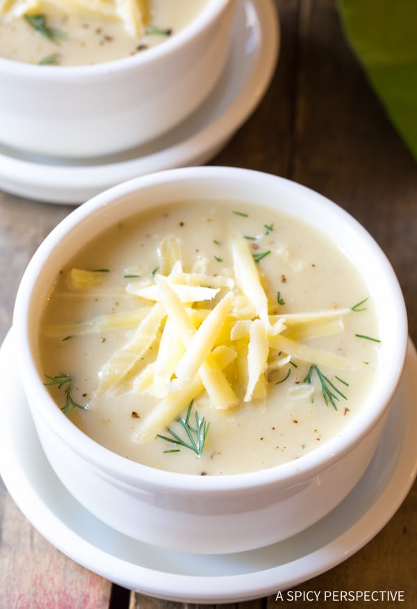 Perfect Irish Creamy Cauliflower Soup Recipe for Saint Patrick's Day!