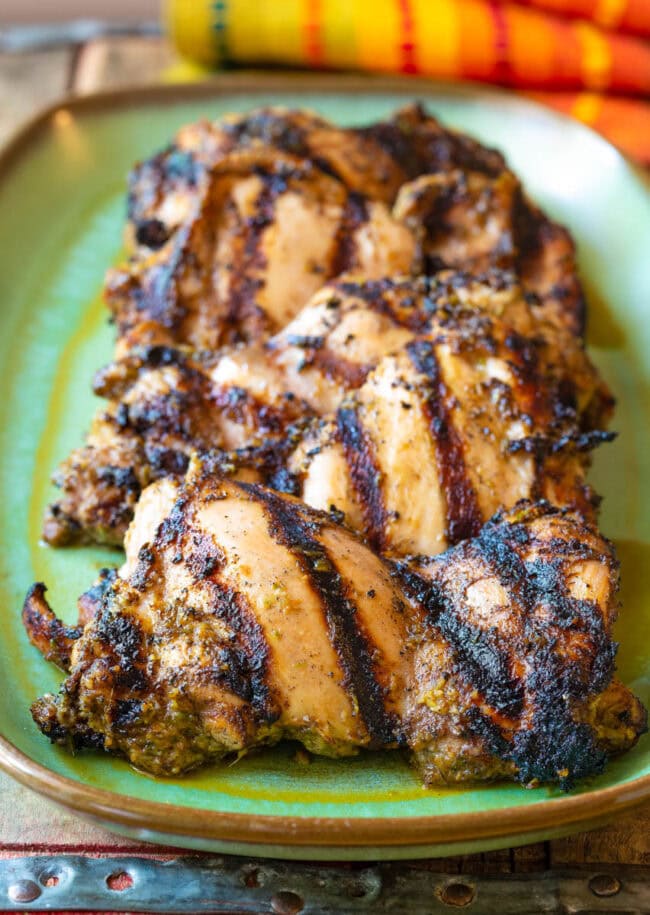 Jerk Chicken Recipe up close